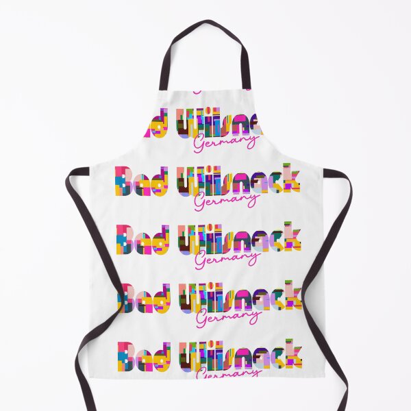 Item preview, Bad Wilsnack, Germany, Vibrant Abstract City Typography Art designed and sold by Wanderful-roads.