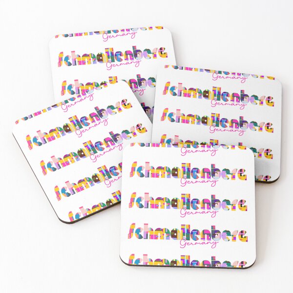 Item preview, Schmallenberg, Germany, Vibrant Abstract City Typography Art designed and sold by Wanderful-roads.