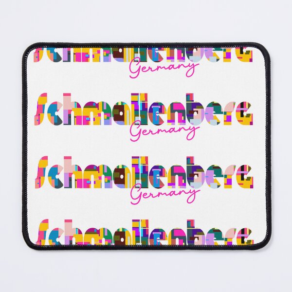 Item preview, Schmallenberg, Germany, Vibrant Abstract City Typography Art designed and sold by Wanderful-roads.