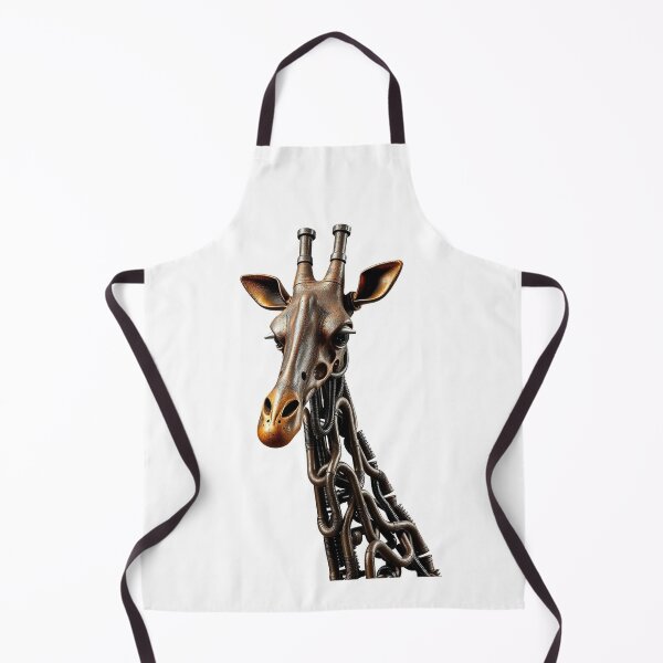 Item preview, Giraffe Made Of Twisted Metal Pipes Industrial Ste designed and sold by QuirkThreadsCo.