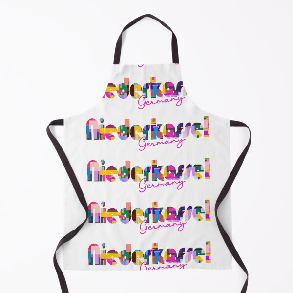 Item preview, Niederkassel, Germany, Vibrant Abstract City Typography Art designed and sold by Wanderful-roads.