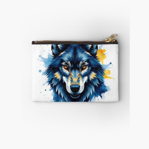 Item preview, Wolf Watercolor Splash - Modern Graphic Art T-Shir designed and sold by QuirkThreadsCo.