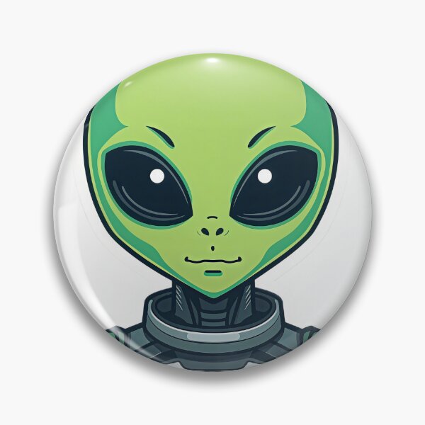 Item preview, Cosmic Explorer – Friendly Alien Sticker designed and sold by Artisan Finds Online.