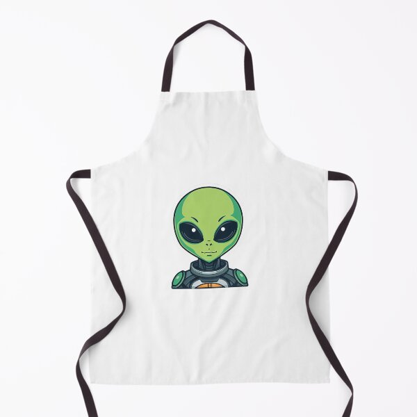 Item preview, Cosmic Explorer – Friendly Alien Sticker designed and sold by Artisan Finds Online.