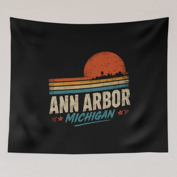 Item preview, Ann Arbor Michigan City Resident Local Souvenir Travel designed and sold by SkeletonsDanger.