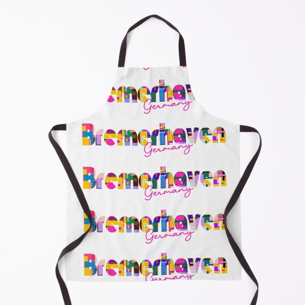Item preview, Bremerhaven, Germany, Vibrant Abstract City Typography Art designed and sold by Wanderful-roads.