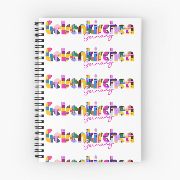 Item preview, Gelsenkirchen, Germany, Vibrant Abstract City Typography Art designed and sold by Wanderful-roads.