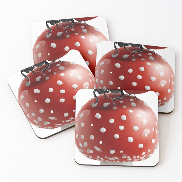 Item preview, Ladybug on Red Mushroom designed and sold by pumsquare.