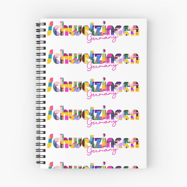 Item preview, Schwetzingen, Germany, Vibrant Abstract City Typography Art designed and sold by Wanderful-roads.