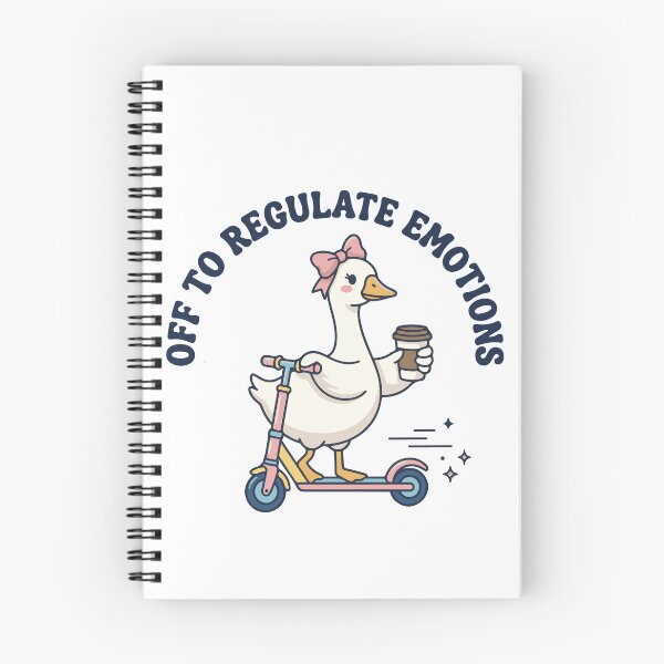 Item preview, Off To Regulate Emotions Cute Goose designed and sold by raedattia.