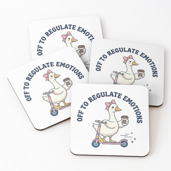 Item preview, Off To Regulate Emotions Cute Goose designed and sold by raedattia.