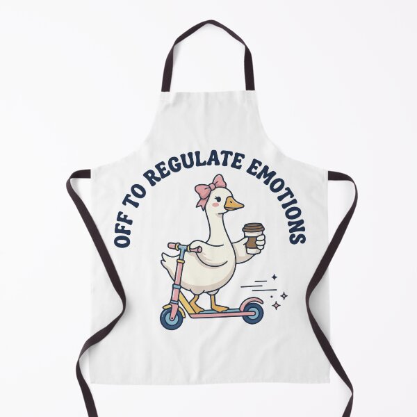 Item preview, Off To Regulate Emotions Cute Goose designed and sold by raedattia.
