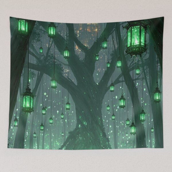 Item preview, Whispering Grove of Emerald Lights designed and sold by Venon28.
