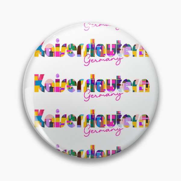 Item preview, Kaiserslautern, Germany, Vibrant Abstract City Typography Art designed and sold by Wanderful-roads.