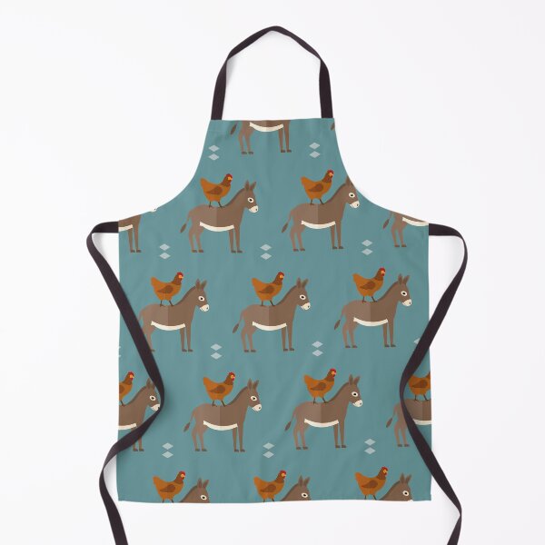 Item preview, Farm animals on blue designed and sold by reneesillus.