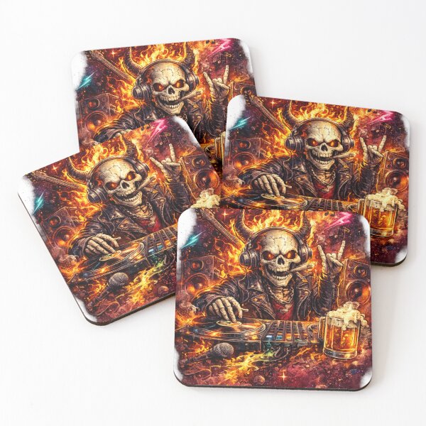 Item preview, dj skeleton designed and sold by Brejko.