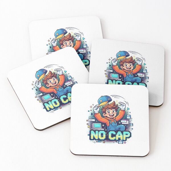 Item preview, No Cap Pixel Style Sticker designed and sold by Imaginarium of Chaos falcon88 .