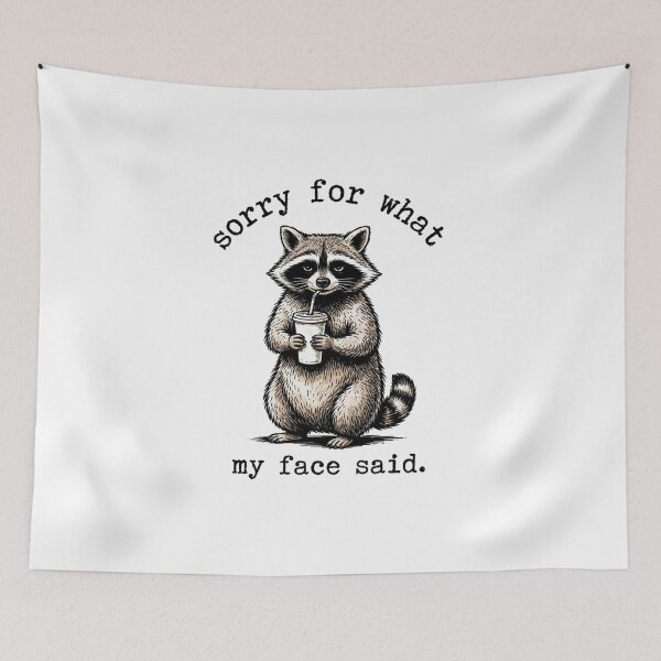 Item preview, raccoon designed and sold by Mani801.