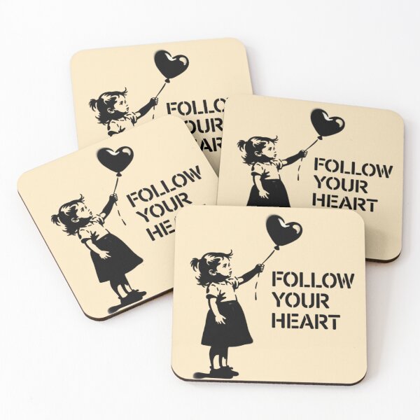 Item preview, BANKSY - FOLLOW YOUR HEART designed and sold by 123ks.