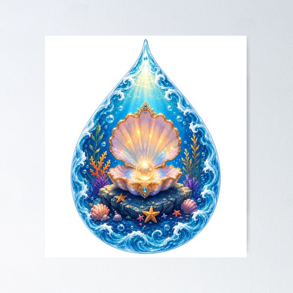 Item preview, Pearl of the Ocean designed and sold by HeyFajnaLinja.