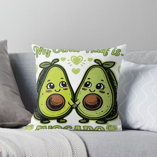 Item preview, My Other Half is Avocado | Kawaii love designed and sold by Pommes im Bett.