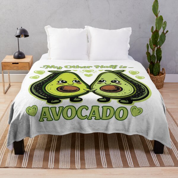 Item preview, My Other Half is Avocado | Kawaii love designed and sold by Pommes im Bett.