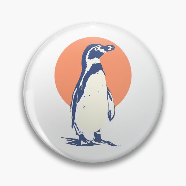 Item preview, Minimalist Penguin Sunset Vintage Illustration designed and sold by phsycartwork.