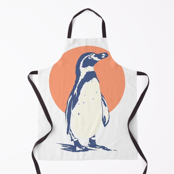 Item preview, Minimalist Penguin Sunset Vintage Illustration designed and sold by phsycartwork.