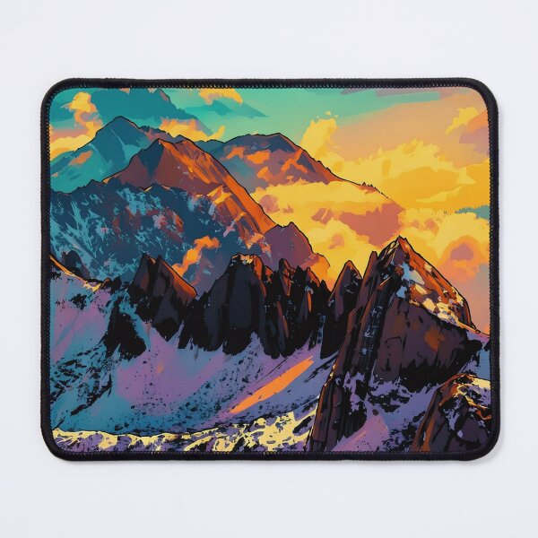 Item preview, Colorful Mountains designed and sold by tomorrowsart.