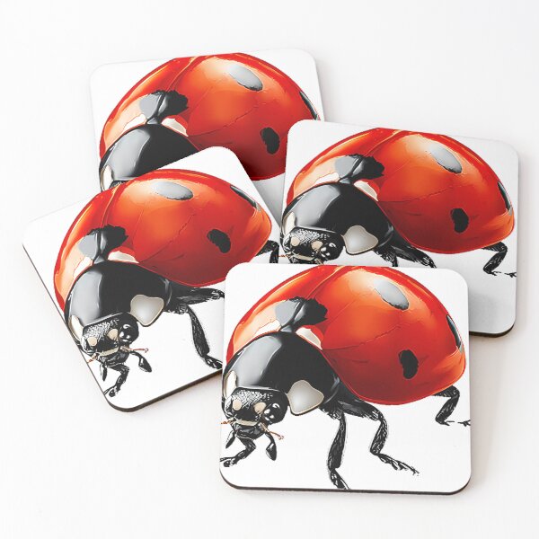 Item preview, Ladybug on White Daisy designed and sold by pumsquare.