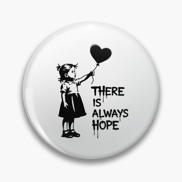 Item preview, Banksy Street Art - There is always hope designed and sold by 123ks.