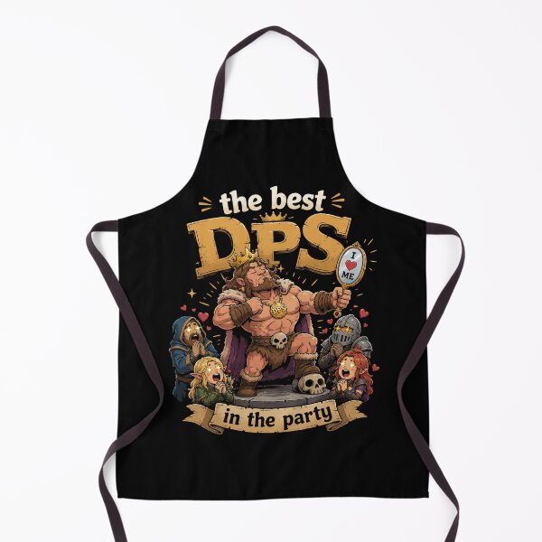 Item preview, The Best DPS In The Party Funny RPG Barbarian designed and sold by BadhbhLoot.