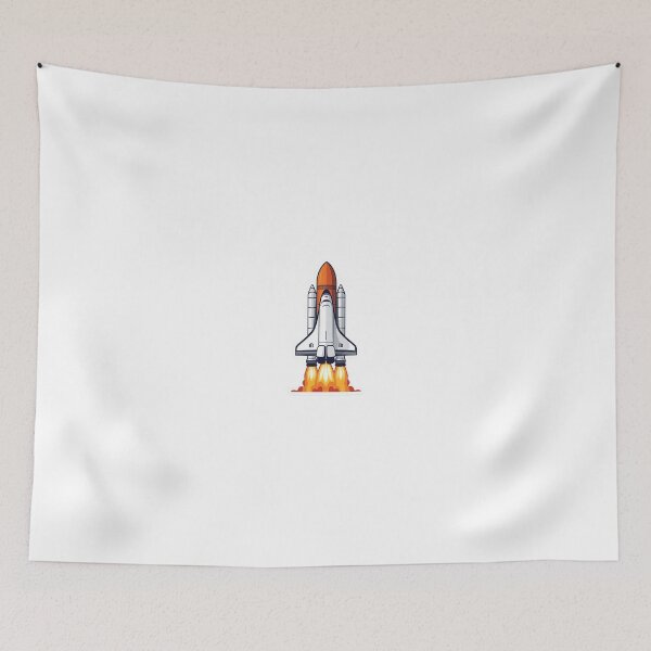 Item preview, Space Shuttle Launch – Powerful Rocket Sticker designed and sold by Artisan Finds Online.