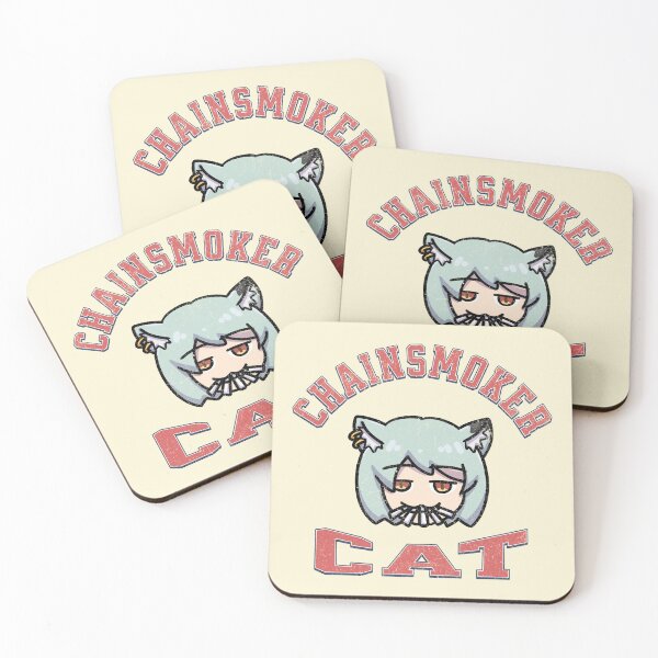Item preview, Chainsmoker cat yaniko designed and sold by Morcawork.