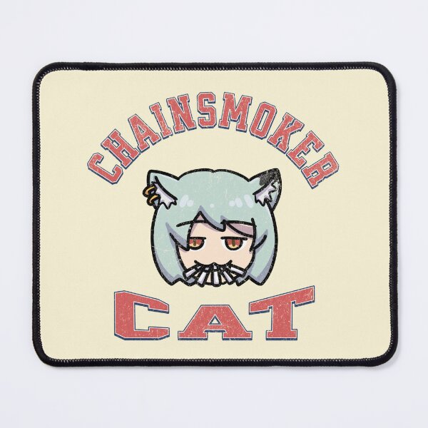 Item preview, Chainsmoker cat yaniko designed and sold by Morcawork.