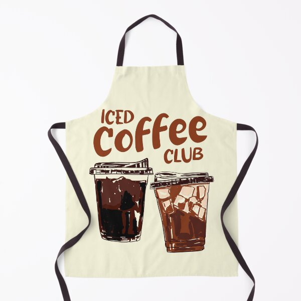 Item preview, Iced Coffee Club Retro Summer Illustration designed and sold by MaiZephyr.