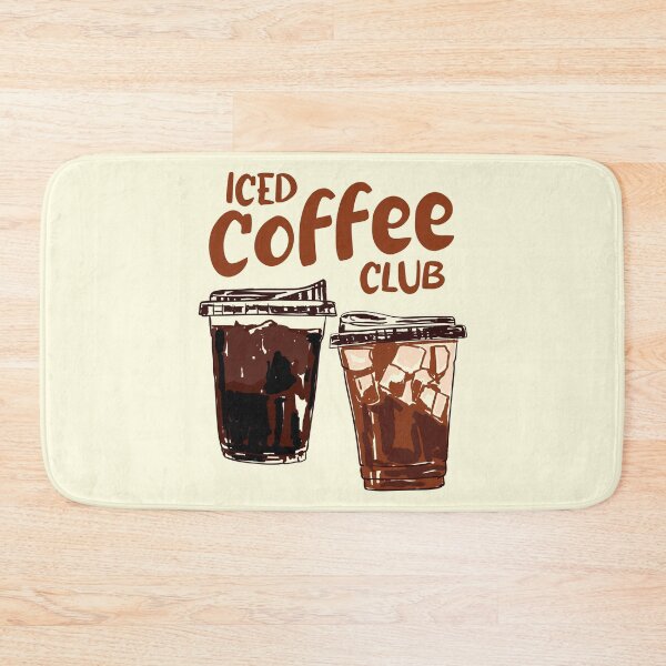 Item preview, Iced Coffee Club Retro Summer Illustration designed and sold by MaiZephyr.