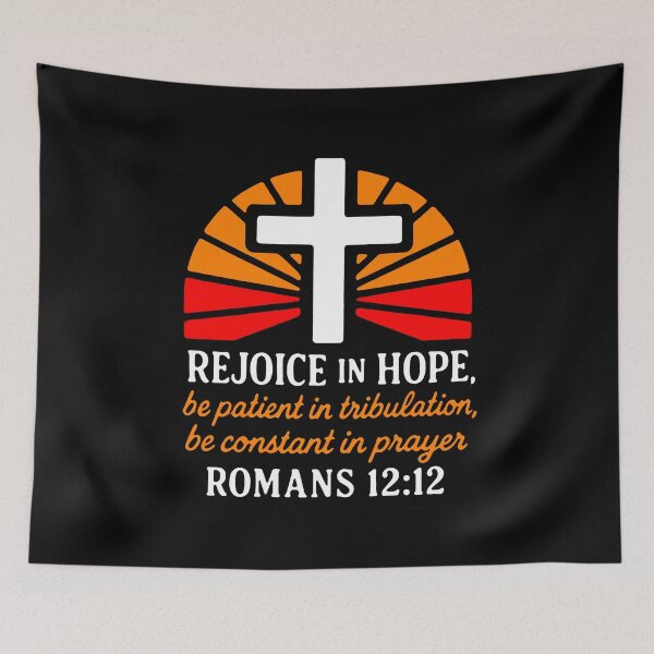 Item preview, Romans 12:12 Rejoice in Hope designed and sold by plushism.