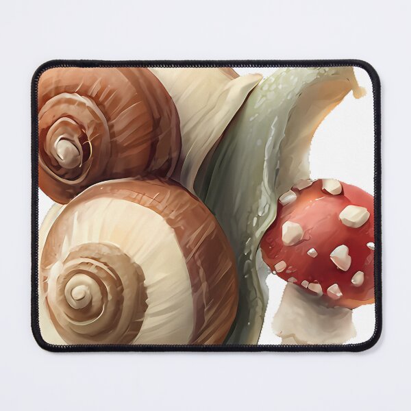 Item preview, Snail and Red Mushroom designed and sold by pumsquare.