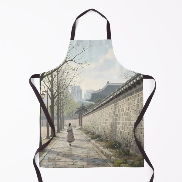 Item preview, Seoul Serenity: Peaceful Walk by Gyeongbokgung Stone Wall designed and sold by SOOstudio73.