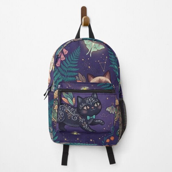 Item preview, Cute Magical Cats in an Enchanted Mushroom Forest designed and sold by Iampoji.
