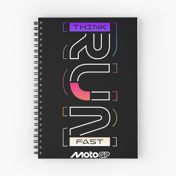 Item preview, Think Run Fast MotoGP Racing Geometric Typography designed and sold by Stotee.