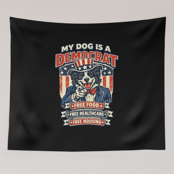 Item preview, My dog is a democrat designed and sold by HiPatti.