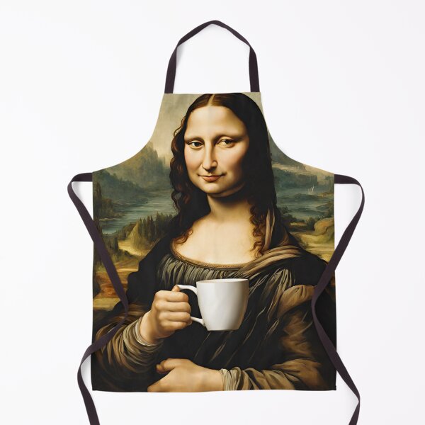 Item preview, Mona Lisa Coffee Break | Funny Art Parody Caffeine Lover designed and sold by ICANTWithoutCOFFEE.
