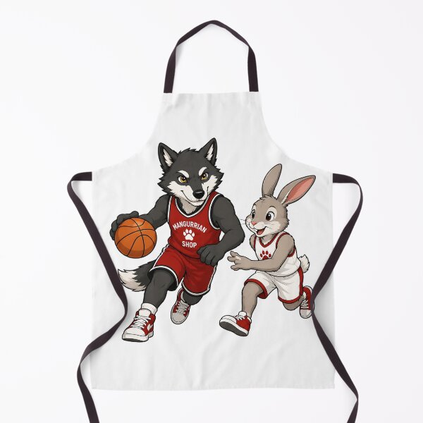 Item preview, Wolf and Bunny Basketball Bros designed and sold by Mangurrian Shop.