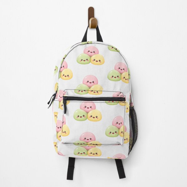 Item preview, Cute Kawaii Mochi Trio — Pastel Foodie Sticker designed and sold by NUFADE.