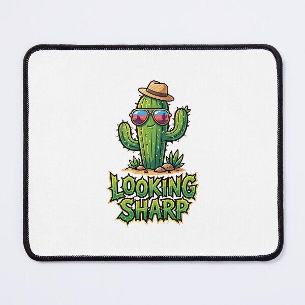 Item preview, Looking Sharp Funny Summer Cactus Tee designed and sold by 7Four1 Designs.