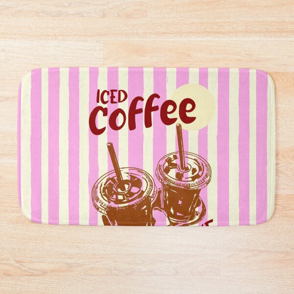 Item preview, Pink Preppy Stripes Iced Coffee and Sunshine designed and sold by MaiZephyr.