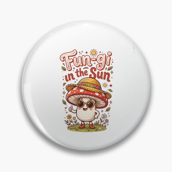 Item preview, Fungi In The Sun Funny Summer Mushroom Tee designed and sold by 7Four1 Designs.