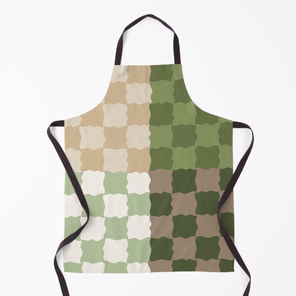 Item preview, Olive and Cream Checkerboard Pattern | Earthy Retro Home Decor designed and sold by nineFlorals.